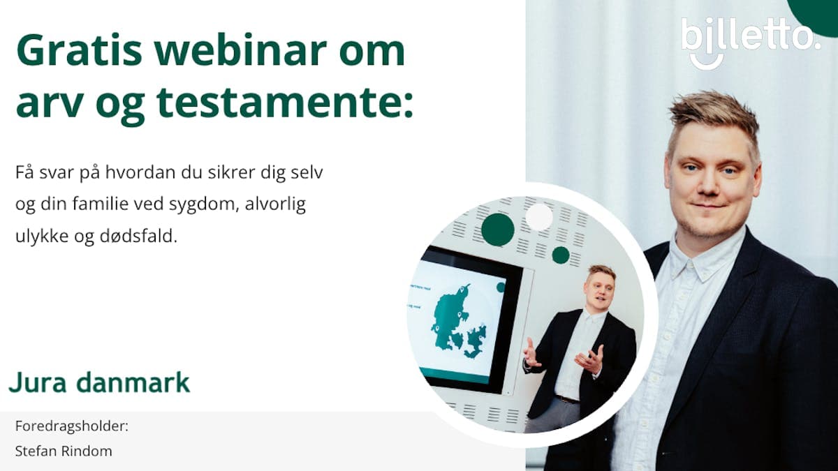 Gratis online foredrag om arv og testamente den 22 juni kl. 20:00