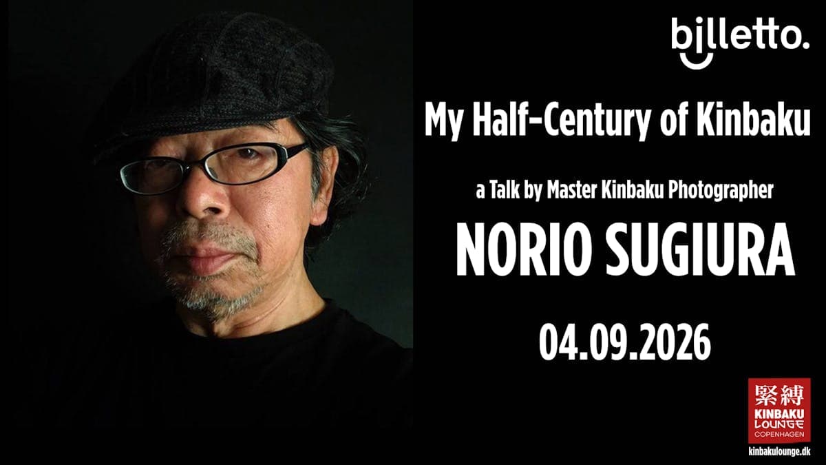 'My Half-Century of Kinbaku' - A talk by the master of kinbaku photography Sugiura Norio (in person)