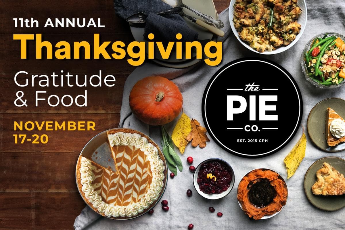 Gratitude & Food: 11th Annual Thanksgiving Dinner at The Pie Co. (WEDNESDAY EVENT)