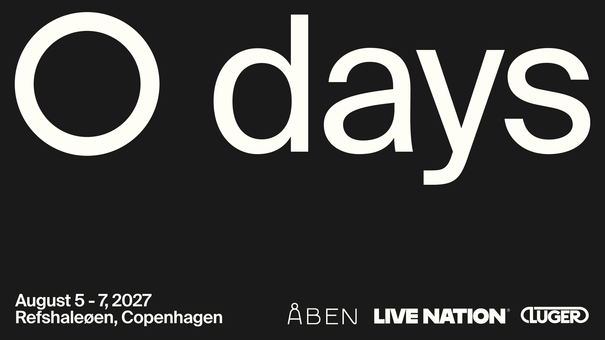 O DAYS 2027 - 3 DAYS TICKET