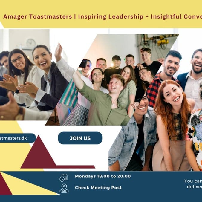 Amager Toastmasters | Inspiring Leadership ~ Insightful Conversations