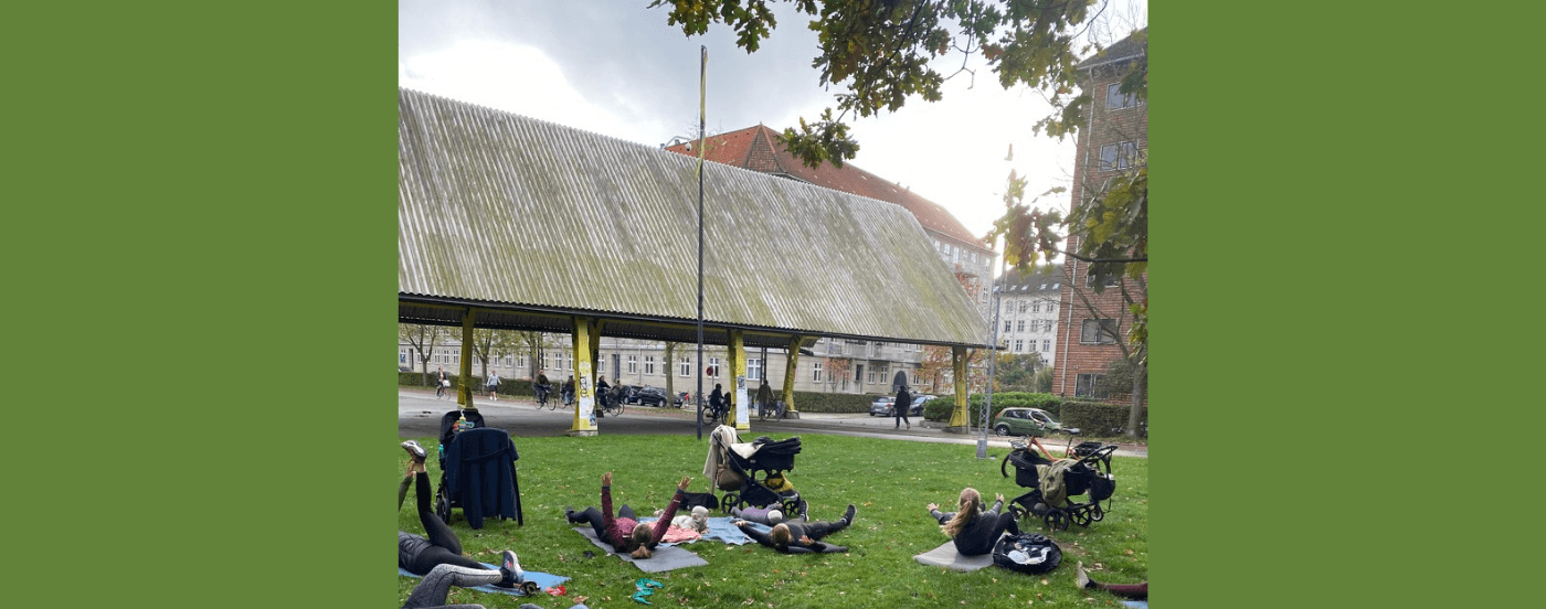 Udendørs barselstræning på Nørrebro