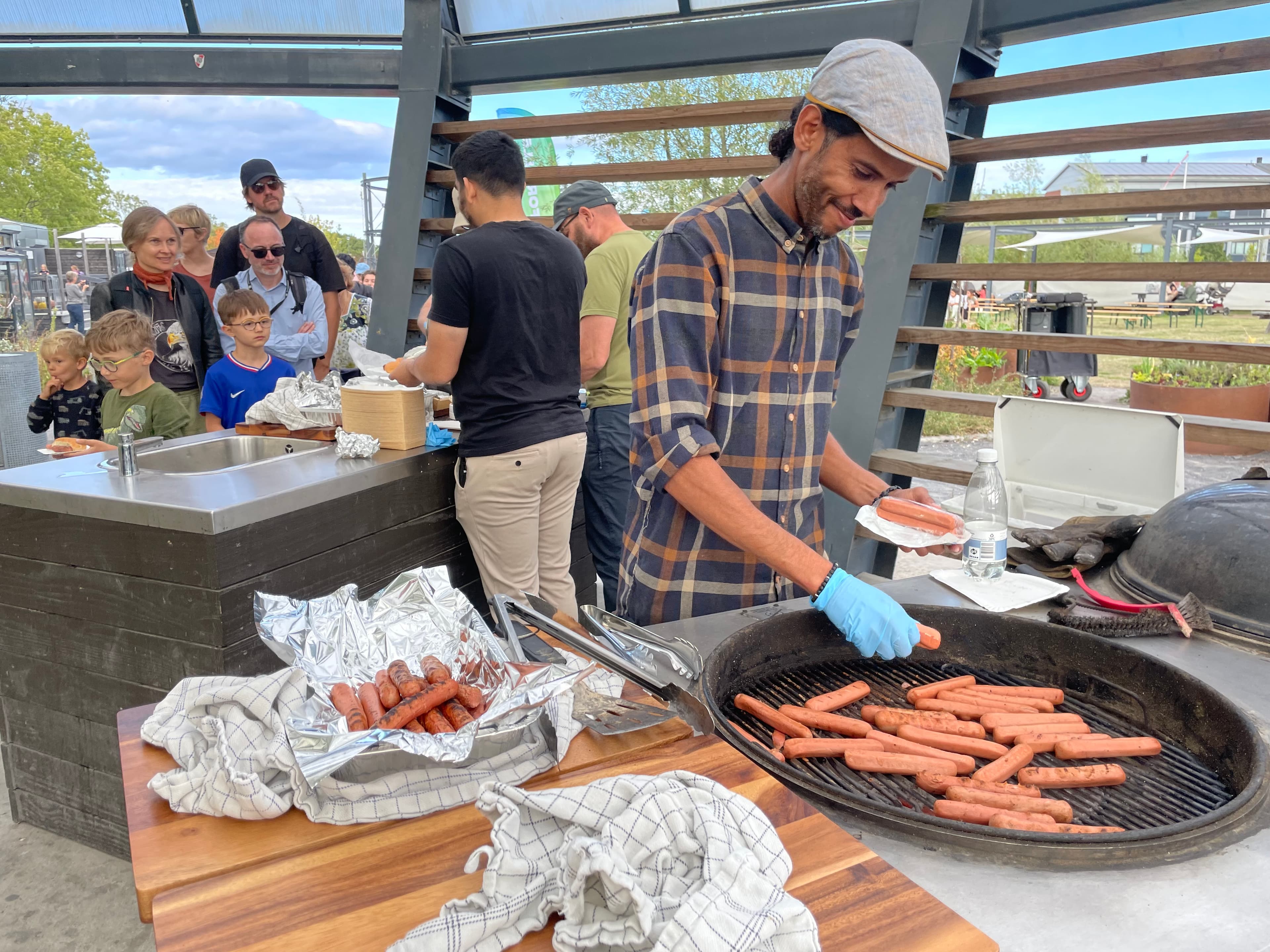 Slut dagen af med en halal-hotdog