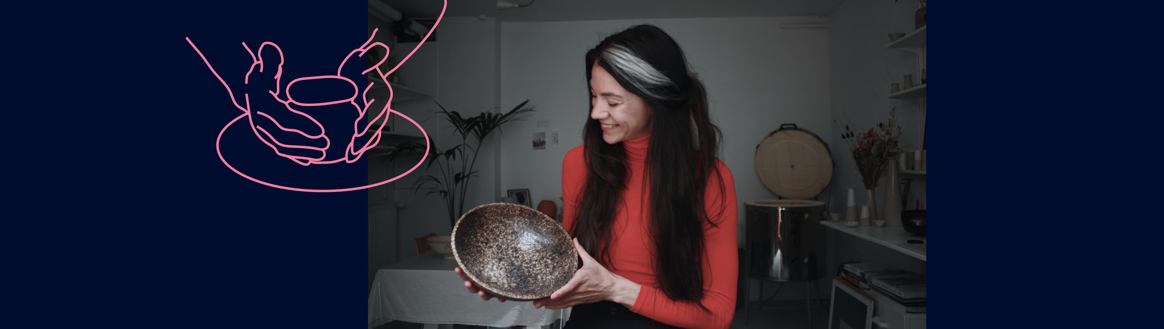 Learn wheel throwing - Intensive evening course with Szabina Lócki