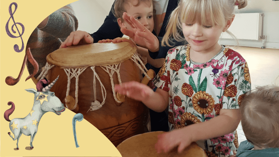 Lørdagsrytmik for børn 11⁄2 - 3 år