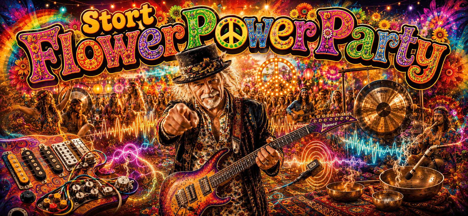 Flower Power Party: Karma Music 50 år
