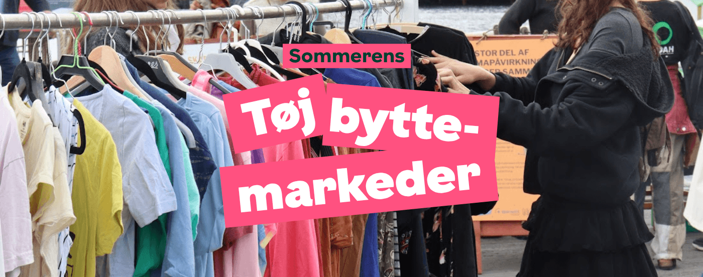 Tøjbyttemarked på Helga Larsens Plads Nærgenbrugsstation