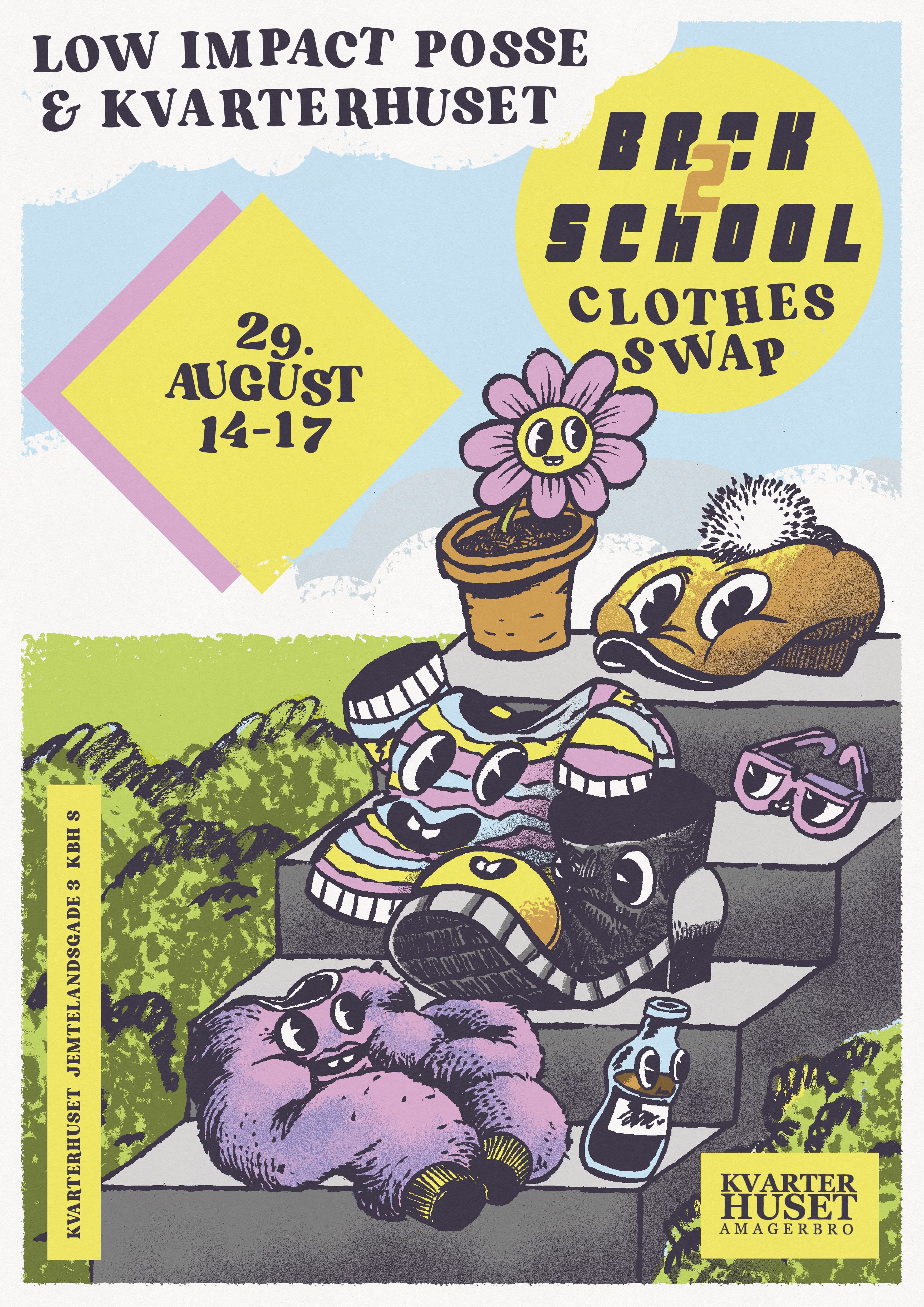 Low Impact Posse x Kvarterhuset - Back 2 School Clothes Swap