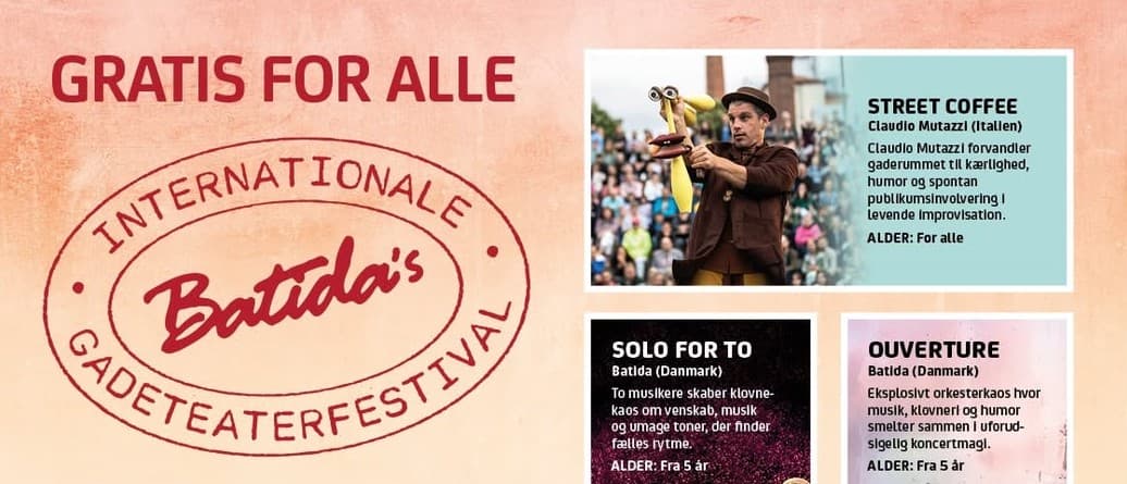 Batidas Internationale Gadeteaterfestival på Utterslev Torv