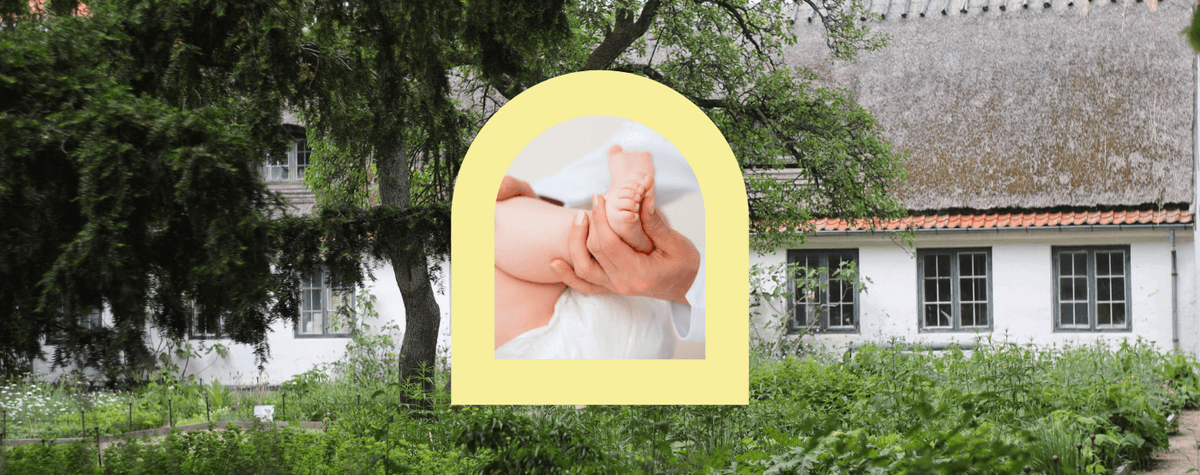 Barselscafé i Rytterskolen: Babymassage